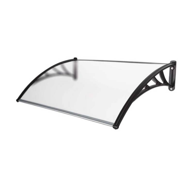 Harms Import Stuhl, Tür Pult-Vordach 100x120 cm PC transparent Halterung PP schwarz von Harms Import