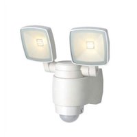 LED Außenlampe mit Bewegungsmelder Weiß IP44 AMINA von BTR
