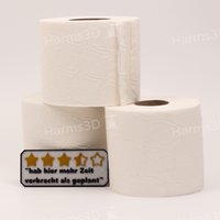 Wc-Kommentare - Lustige 3D-Gedruckte Toiletten-Bewertungen | Witzige Wc-Deko Originelles Joke-Geschenk Fürs Badezimmer von Harms3D