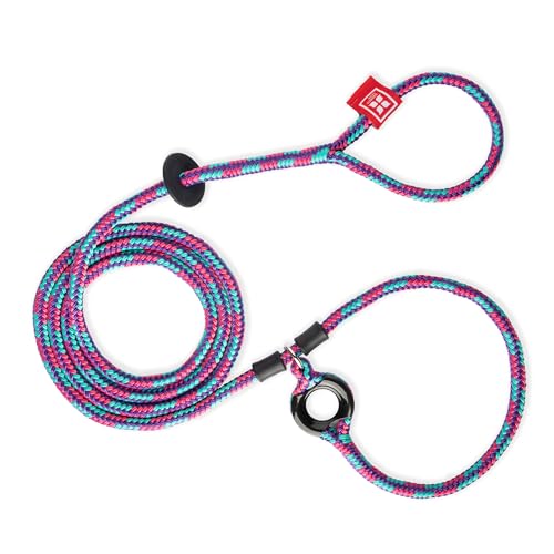 Harness Lead Hundegeschirr und Leine, Anti-Zieh-Hundegeschirr für alle Rassen und Größen, einteiliges gepolstertes Seil-Design, verhindert sicher das Entweichen und Ziehen (Größe S/M, Reef) von Harness Lead