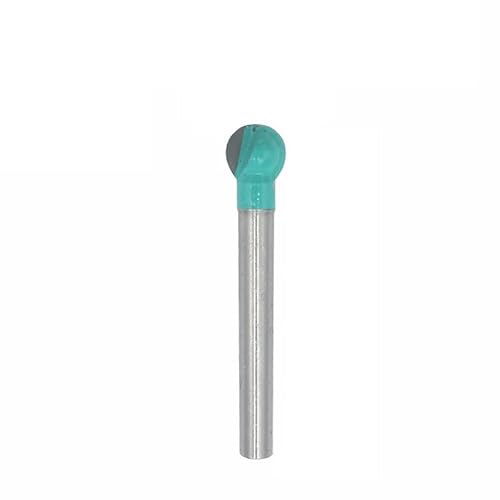 1pc 6mm Schaft Kugel Nase Runde Carving Bit Cove CNC Fräser Radius Kern Hartmetall Fräser for Holz(6x12mm) von Haroar