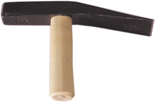 Haromac Pflasterhammer 1000 g, Norddeutsche Form, geschmiedet mit Hartholz-Stiel, 30175110 von HAROMAC