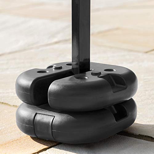 Harrier Robuste Gewichte für Pavillon – 2X Stilen: Sandsäcke oder Beton – Packung von 2/4/6 | Verankern Sie einfach Ihren Gartenpavillon | Premium Beingewichte für Festzelt (Packung von 4, Beton) von Harrier