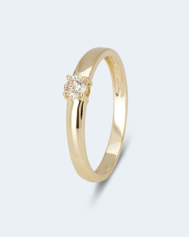 Brillantring 0,15 ct von Harry Ivens