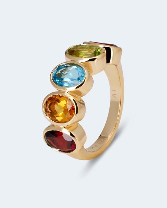 Ring Multi-Edelstein von Harry Ivens