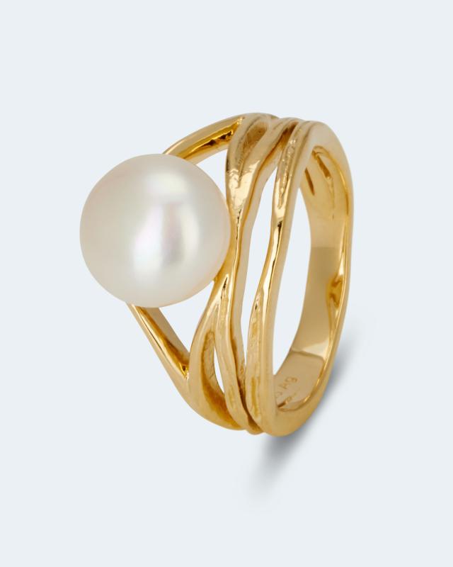 Ring mit Mabé-Perle von Harry Ivens