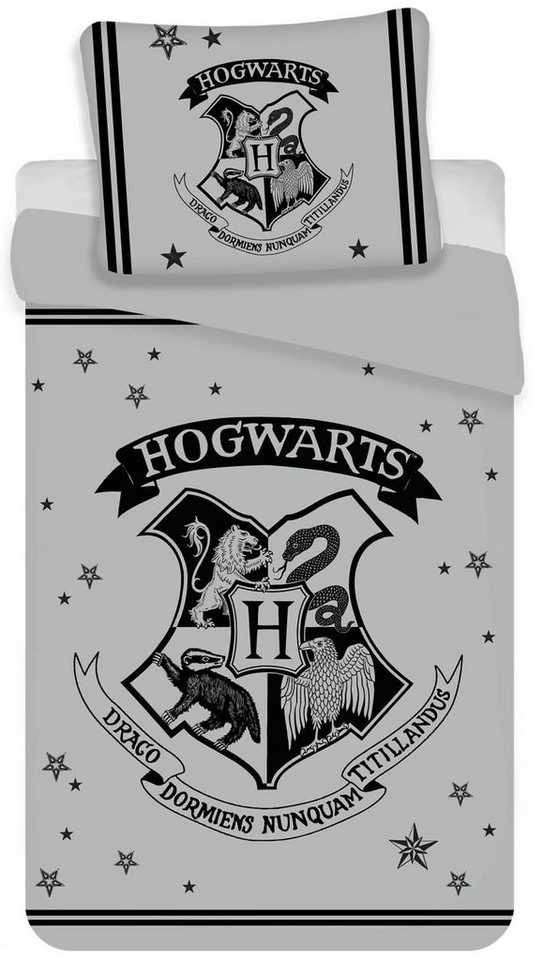Bettwäsche Harry Potter - Hogwarts - Bettwäsche-Set, 135x200 & 80x80, Harry Potter, Baumwolle, 100% Baumwolle von Harry Potter