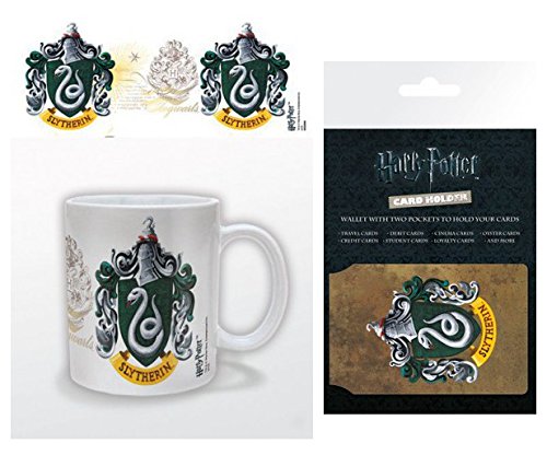 HARRY POTTER, Slytherin Wappen [FG1] ([SIZE1] cm) + 1 [ARTIST2] [FG2] ([SIZE2] cm) von Harry Potter