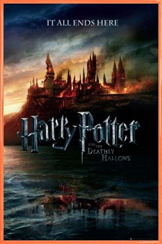 Harry Potter 1art1 Poster Plakat | Bild und Kunststoff-Rahmen - 7, Und Die Heiligtümer des Todes, Teaser (91 x 61cm) von Harry Potter