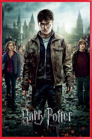 Harry Potter Poster Plakat | Bild und Kunststoff-Rahmen - 7 Teil 2, Es Endet Alles (91 x 61cm) von Harry Potter