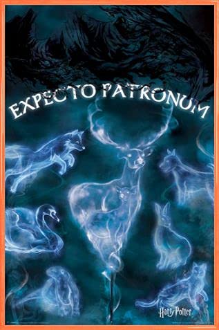 Harry Potter Poster Plakat | Bild und Kunststoff-Rahmen - Expecto Patronum, Patronus Tiere (91 x 61cm) von Harry Potter