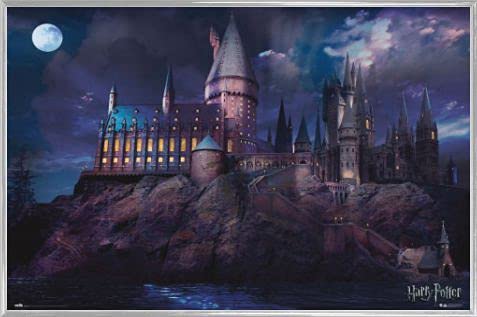 Harry Potter 1art1 Poster Plakat | Bild und Kunststoff-Rahmen - Hogwarts (91 x 61cm) von Harry Potter