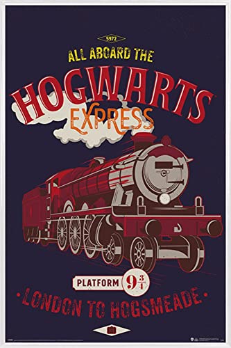 Harry Potter 1art1 Poster Plakat | Bild und Kunststoff-Rahmen - Magical Motors (91 x 61cm) von Harry Potter