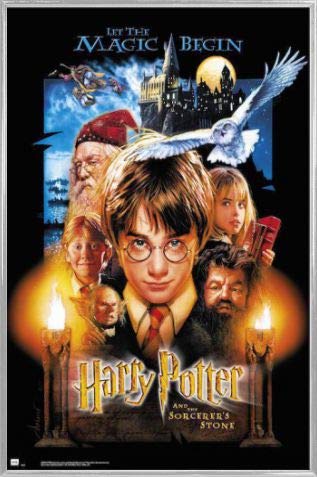 Harry Potter Poster Plakat | Bild und Kunststoff-Rahmen - Und Der Stein Der Weisen (91 x 61cm) von Harry Potter