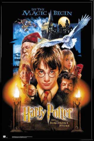 Harry Potter 1art1 Poster Plakat | Bild und Kunststoff-Rahmen - Und Der Stein Der Weisen (91 x 61cm) von Harry Potter