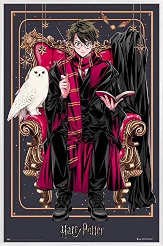 Harry Potter 1art1 Poster Plakat | Bild und Kunststoff-Rahmen - Wizard Dynasty (91 x 61cm) von Harry Potter