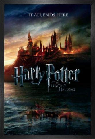 Harry Potter 1art1 Poster Plakat | Bild und MDF-Rahmen - 7, Und Die Heiligtümer des Todes, Teaser (91 x 61cm) von Harry Potter