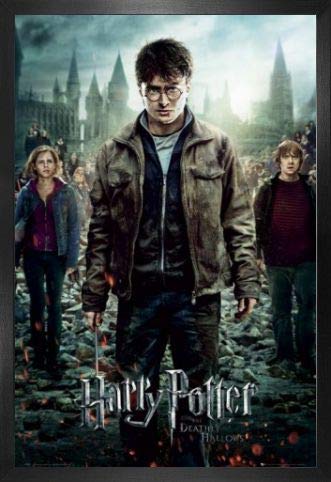 Harry Potter Poster Plakat | Bild und MDF-Rahmen - 7 Teil 2, Es Endet Alles (91 x 61cm) von Harry Potter