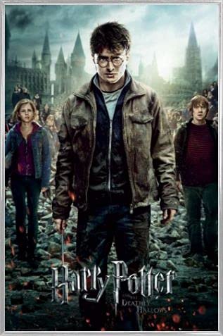 Harry Potter 1art1 Poster Plakat | Bild und Kunststoff-Rahmen - 7 Teil 2, Es Endet Alles (91 x 61cm) von Harry Potter