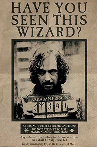 Harry Potter Poster Sirius Black Gesucht Plakat | Bild 91x61 cm von Harry Potter