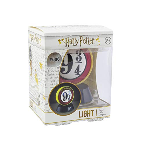 Harry Potter 3D Leuchte Icon Light Platform 9 3/4 schwarz/weiß/rot, bedruckt, aus Kunststoff, in Geschenkverpackung. von Paladone