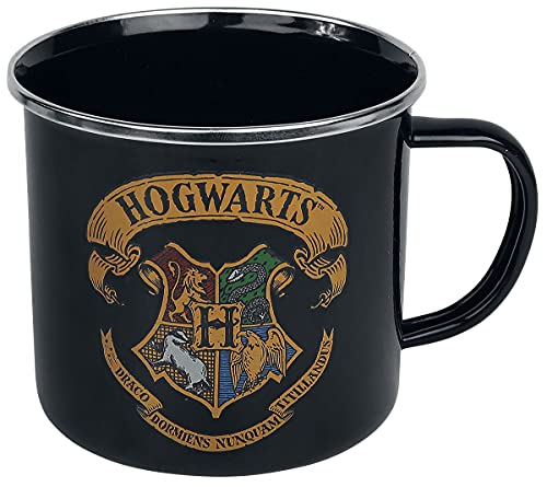 Logoshirt® Harry Potter I Hogwarts I Logo I Enamel mug I Outdoor mug I with motif I approx. 400 ml I Licensed original design von Harry Potter
