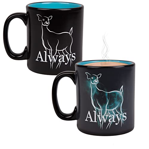 Harry Potter Always Heat Reveal Keramik-Kaffeebecher – Doe Patronus Activate with Heat – 473 ml Harry Potter Always Heat Reveal Keramik-Kaffeebecher – Doe Patronus Activate with Heat – 473 ml von Harry Potter