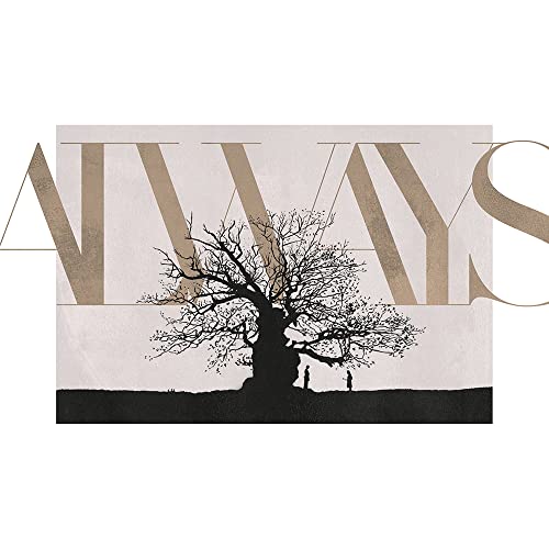 Harry Potter Always Print (30 x 40 cm) (Schwarz/Creme) von Harry Potter