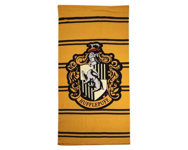 Harry Potter Badetuch Harry Potter Hufflepuff Badetuch 140x70cm Strandtuch, 100% Polyester (1-St) von Harry Potter