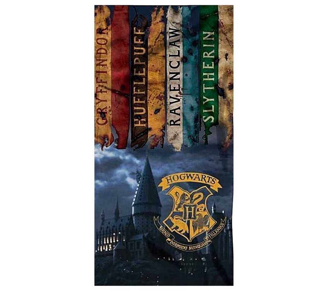 Harry Potter Badetuch Hogwarts, Baumwolle, Strandtuch 70 x 140 cm von Harry Potter