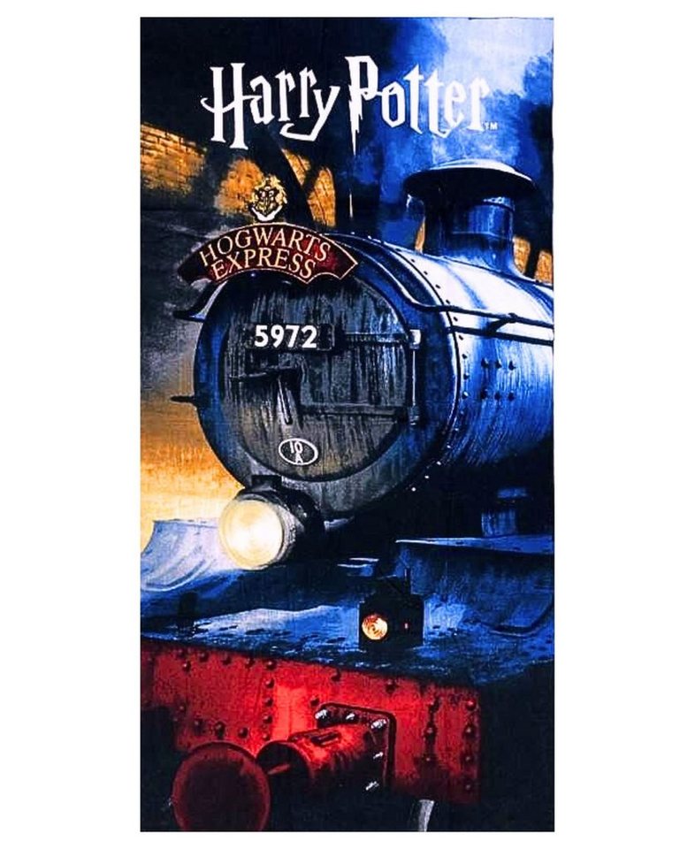 Harry Potter Badetuch Hogwarts Express, Mikrofaser, Kinder Strandtuch 70 x 140 cm schnelltrocknend von Harry Potter
