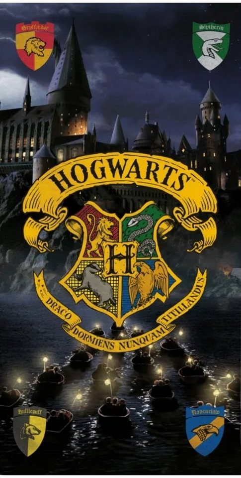 Harry Potter Badetuch Hogwarts Kinder Handtuch Badetuch Baumwolle Strandtuch 70 x 140cm von Harry Potter