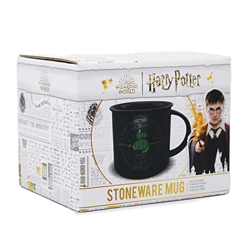 Harry Potter HALF MOON BAY Tasse – 430 ml – Dark Arts – Arbeitstasse für Erwachsene – Emaille-Tasse von Harry Potter