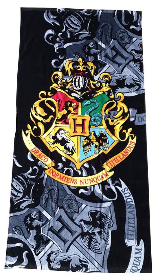 Harry Potter Handtücher Harry Potter Hogwarts Strandtuch Handtuch 70 x 140 cm, 100% Baumwolle, Frottee (1-St) von Harry Potter