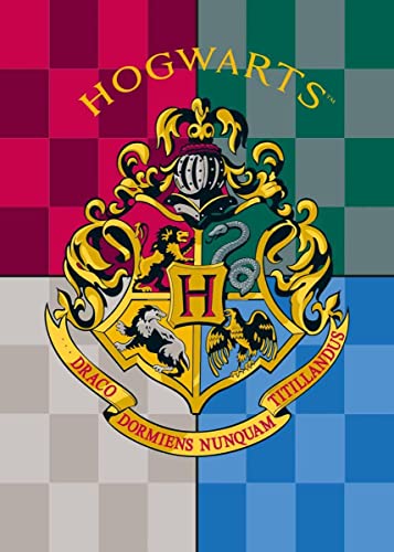 Harry Potter Hogwarts Logo Fleecedecke 100 x 140 cm von Harry Potter