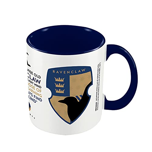 Harry Potter House Pride Ravenclaw Tasse, Einheitsgröße, Weiß/Marineblau/Braun von Harry Potter