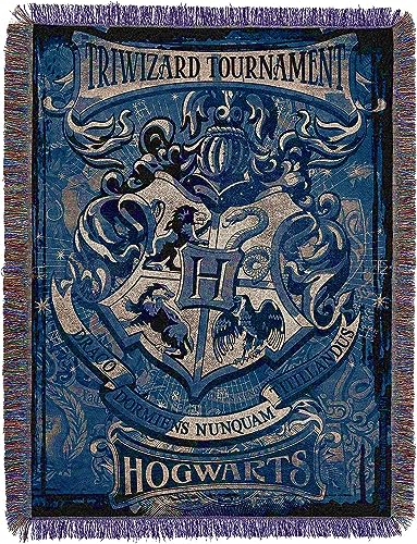 NORTHWEST Harry Potter Überwurfdecke, 121,9 x 152,4 cm, Tri Wizard von Northwest