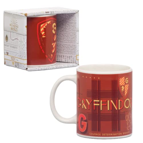 Harry Potter Kaffeetasse, Hogwarts Tasse, Gryffindor Design Tasse, Hogwarts Geschenk | Rot von Harry Potter