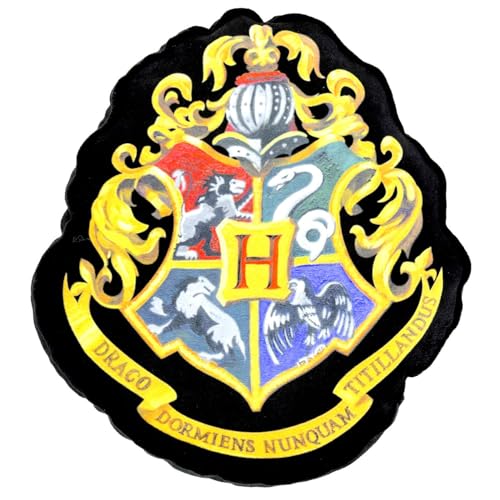 Harry Potter - Kissen „Hogwarts Shaped Dekokissen geformt Wappen von Harry Potter