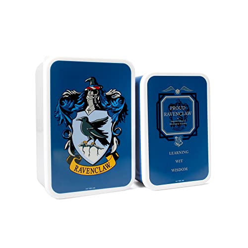 Harry Potter Lunchbox - 2er Set - Ravenclaw Lunchboxen - Wiederverwendbare Lebensmittelbehälter - Kleine Lunchbox Behälter - BPA-freier Kunststoff Harry Potter Lunchbox - 2er Set - Ravenclaw Lunchboxen - Wiederverwendbare Lebensmittelbehälter - Kleine Lunchbox Behälter - BPA-freier Kunststoff von Harry Potter