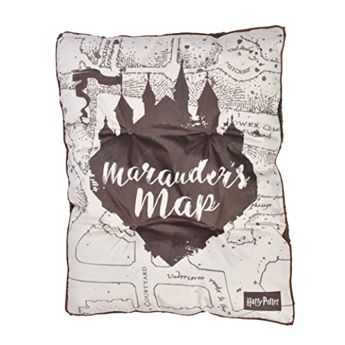 Harry Potter Marauder's Map Napper Bett für Hunde,Langlebiges waschbares Hundebett von Harry Potter,Weiches und plüschiges Hundebett, Harry Potter Hundebett von Harry Potter