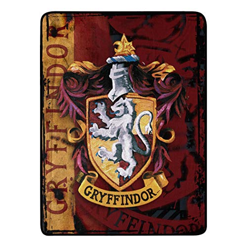 Northwest Harry Potter Micro Raschel Überwurfdecke, 116,8 x 152,4 cm, Kampfflagge Northwest Harry Potter Micro Raschel Überwurfdecke, 116,8 x 152,4 cm, Kampfflagge von Northwest