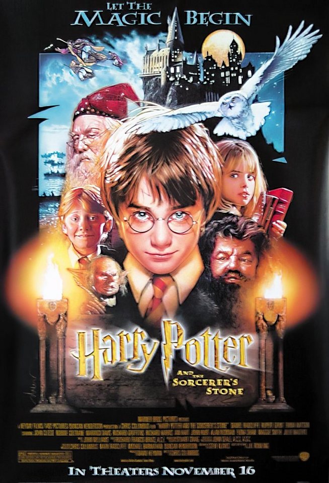 Harry Potter Poster Harry Potter und der Stein der Weisen 68,5 x 101,5 cm von Harry Potter