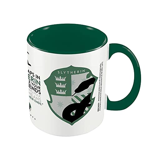 Harry Potter Slytherin House Pride Tasse, grün/weiß, Einheitsgröße von Harry Potter