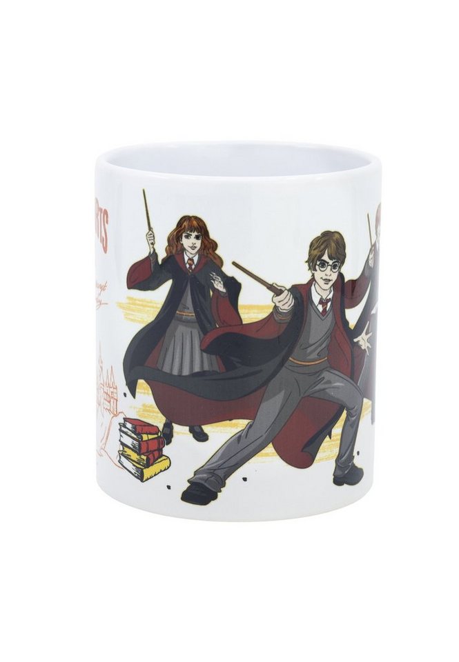 Harry Potter Tasse Harry Hermine Ron Kinder-Becher Tasse, aus Keramik im Geschenkkarton von Harry Potter