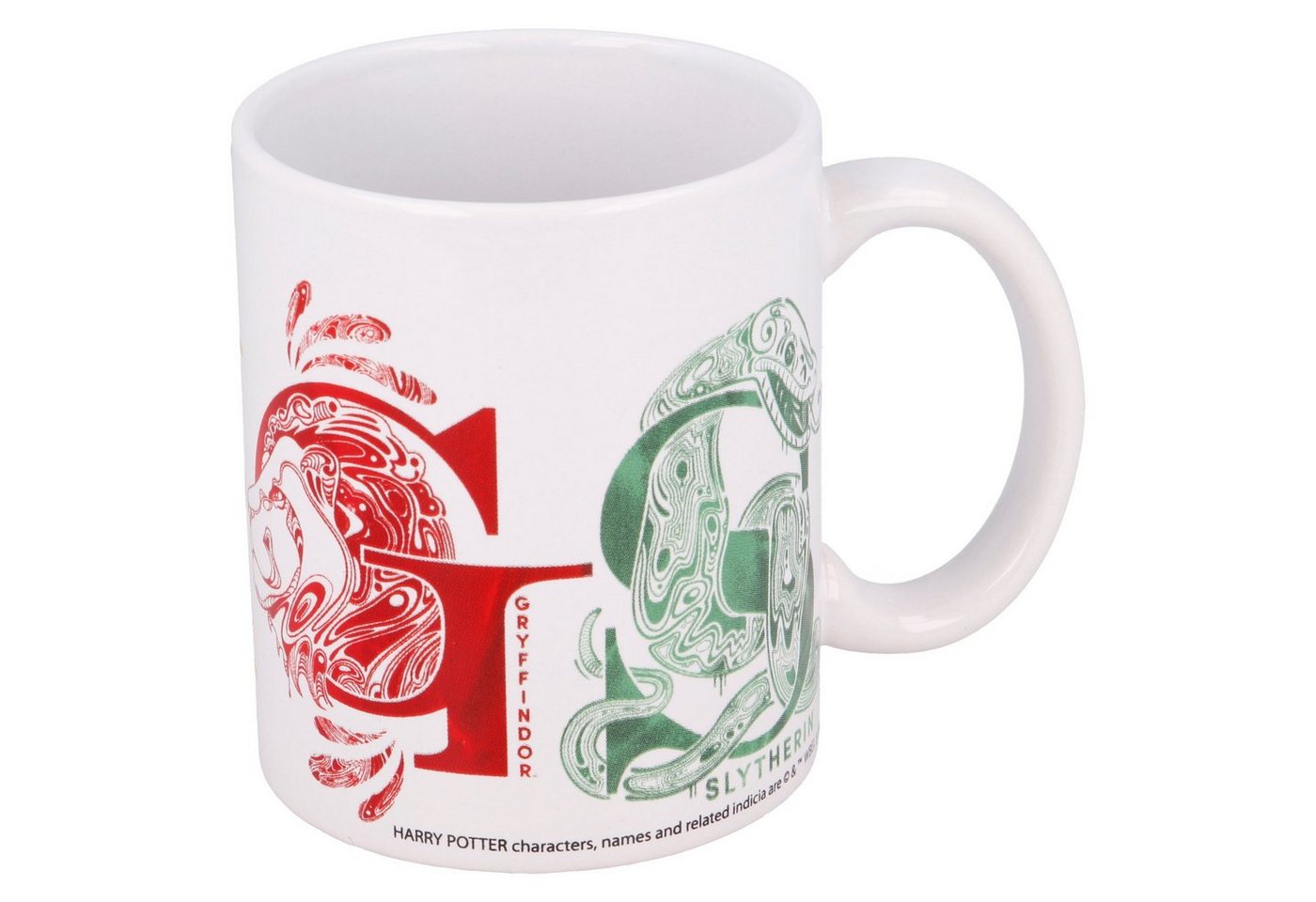 Harry Potter Tasse Harry Potter Hogwarts 4 Häuser Kaffeetasse Teetasse, Keramik, 330 ml von Harry Potter