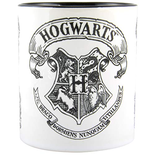 Harry Potter Tasse Hogwarts Wappen aus Porzellan, 320 ml von Harry Potter