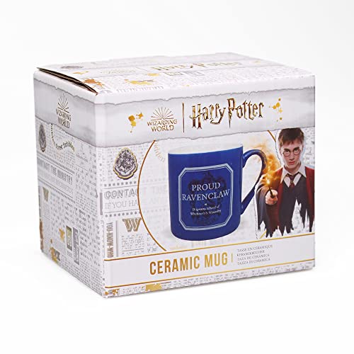 Harry Potter Tasse – Proud Ravenclaw – Arbeitstasse – 325 ml Becher für Erwachsene – Ravenclaw Geschenktasse von Harry Potter