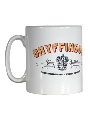 Harry Potter Tasse Team Gryffindor weiß. Offiziell lizenziert von Harry Potter