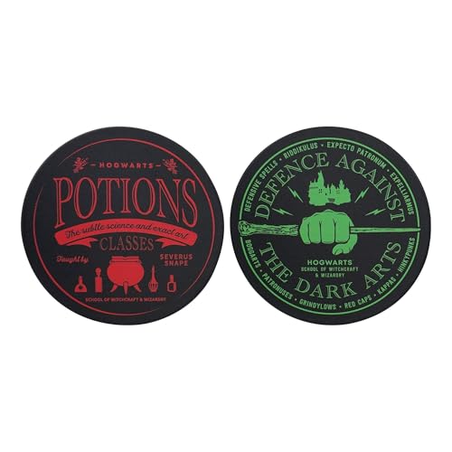 Harry Potter Untersetzer aus Keramik, 2 Stück, Tränke, Untersetzer, Harry Potter Zubehör von Harry Potter